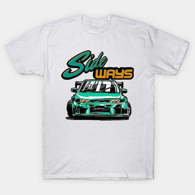 Sideways(Drifting) T-Shirt by VM04